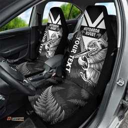 Aotearoa Silver Fern Rugby Custom Car Seat Cover 2025 Go Kiwi