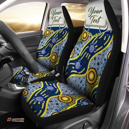 Custom Personalised Cowboys Car Seat Cover North Queensland Indigenous