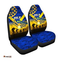 Parramatta Eels ANZAC Car Seat Cover Simple Style Blue