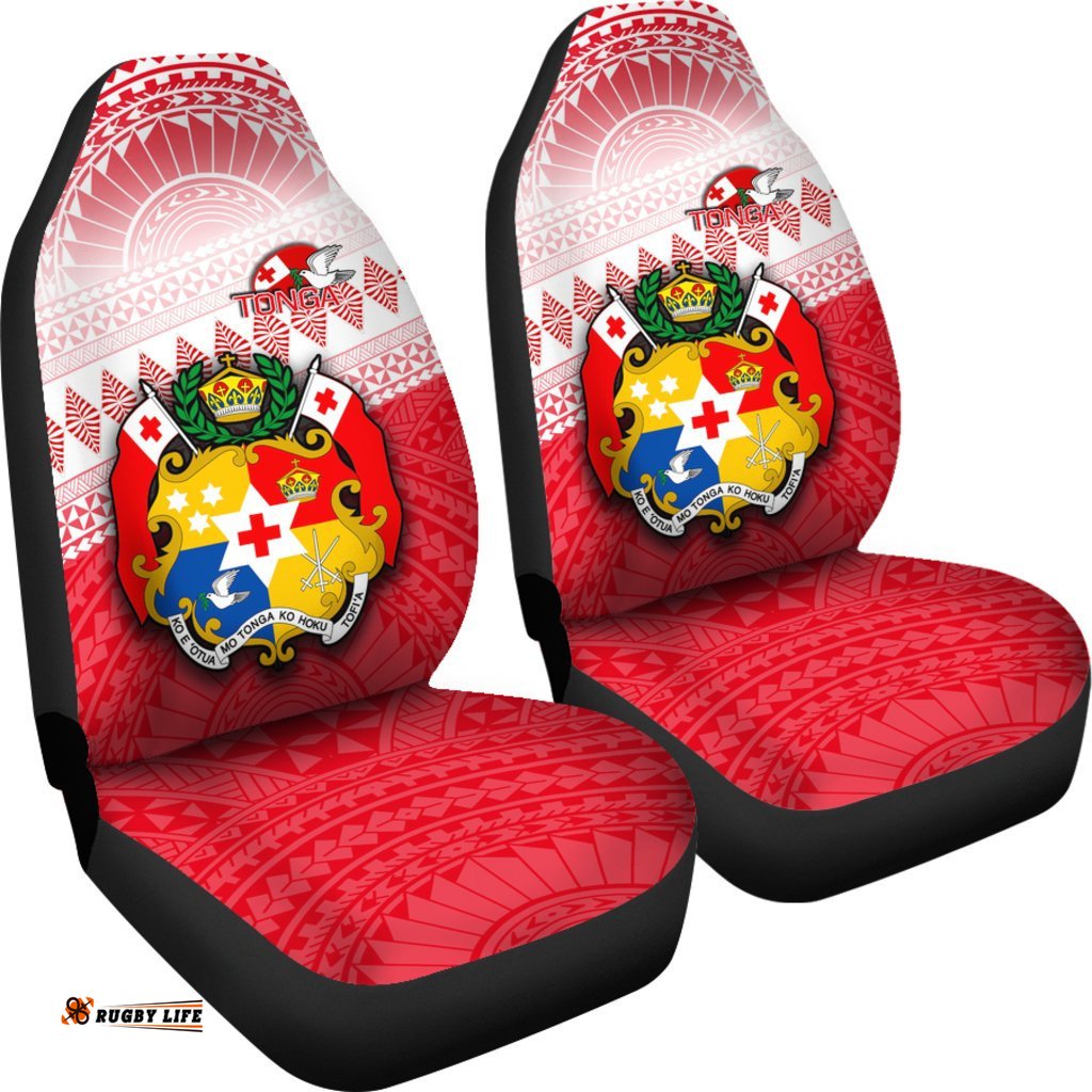 Tonga Rugby Car Seat Covers Polynesian Style 01