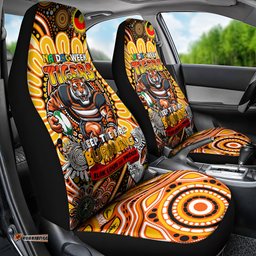 NAIDOC Week 2024 Tigers Car Seat Cover Mascot Rugby