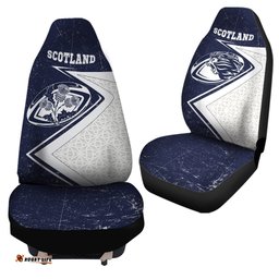 Scotland Rugby Car Seat Covers Celtic Scottish Rugby Ball Thistle Ver