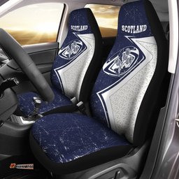 Scotland Rugby Car Seat Covers Celtic Scottish Rugby Ball Thistle Ver