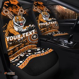 Custom Personalised Tigers Rugby ANZAC Day Camouflage Indigenous Art Car Seat Covers