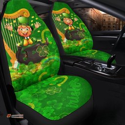 Ireland Celtic Car Seat Covers Happy Leprechaun