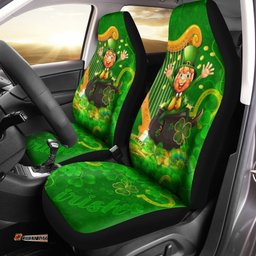 Ireland Celtic Car Seat Covers Happy Leprechaun
