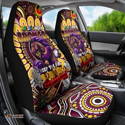 NAIDOC Week 2024 Broncos Car Seat Cover Mascot Rugby