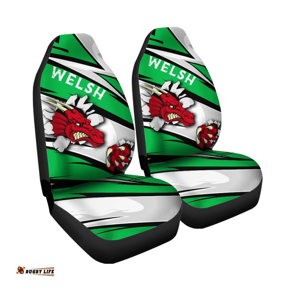 Wales Dragon Of Welsh Car Seat Covers Lode Style