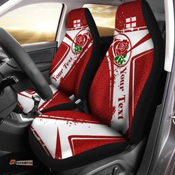 Custom Text England Rugby Personalised Car Seat Covers England Rugby