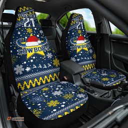 Custom Cowboys Rugby Car Seat Cover Born Tough Bred Proud Christmas Vibe