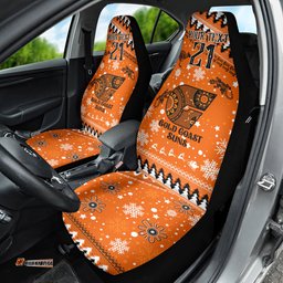Custom Giants Football Car Seat Cover Christmas Vibe 04