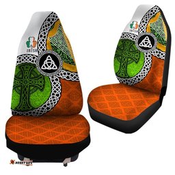 Ireland Legend Car Seat Covers Ireland With Circle Celtics Knot