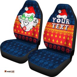 Custom Australia Christmas Car Seat Covers Bye Bye