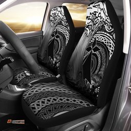 Brittany Car Seat Covers Sea Waves And Celtic Circle
