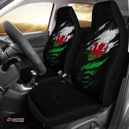 Wales In Me Car Seat Covers Special Grunge Style Set Of Two