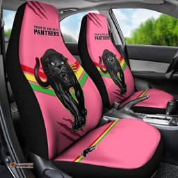 NRL Panthers Car Seat Cover Premiers Three Peat Proud Of Our Boys Pink