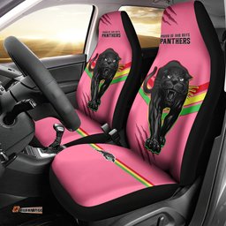NRL Panthers Car Seat Cover Premiers Three Peat Proud Of Our Boys Pink