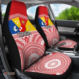 Tonga Rugby Car Seat Covers Special Coat Of Arms 09