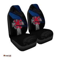 Scotland Celtic Car Seat Covers Celtic Cross and Lion