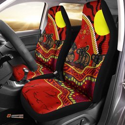 Aboriginal Koala Painting Car Seat Covers