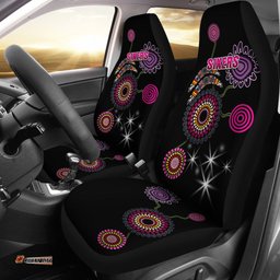 Sydney Car Seat Covers Sixers Indigenous Black
