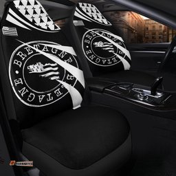 Brittany Celtic Car Seat Covers Flag of Brittany