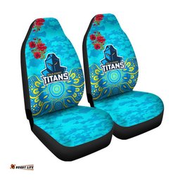 Gold Coast Titans ANZAC Car Seat Cover Indigenous Vibes