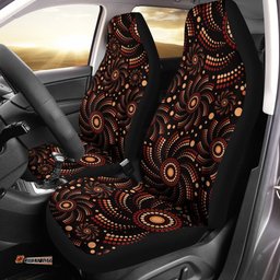 Aboriginal Car Seat Covers Aboriginal Circle Dot Painting Patterns