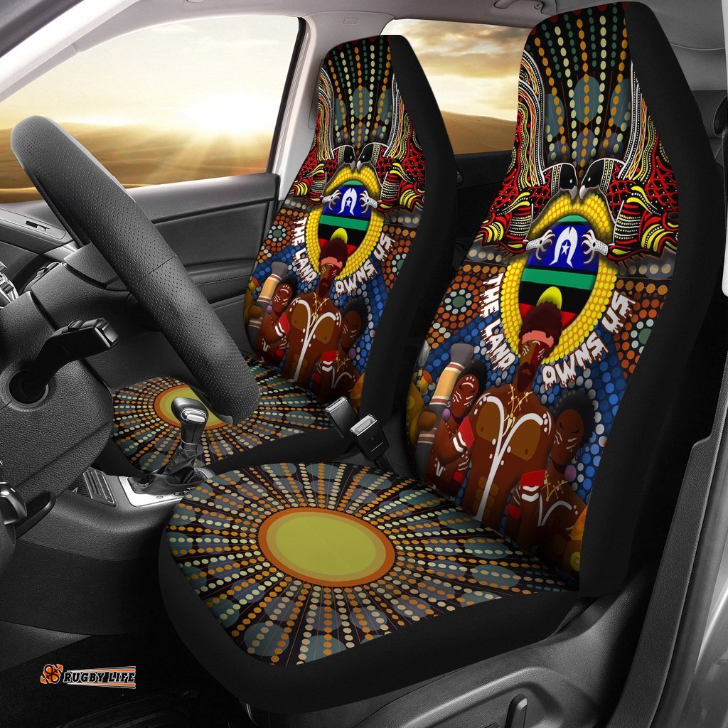 The Land Owns Us Aboriginal Car Seat Covers