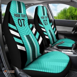 Australia Soccer Car Seat Cover Go Matildas Dynamic Turquoise