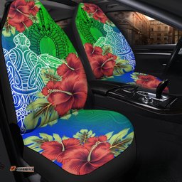Torres Strait Islanders Car Seat Covers Ocean Hibiscus