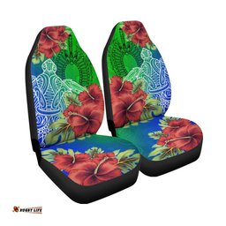 Torres Strait Islanders Car Seat Covers Ocean Hibiscus