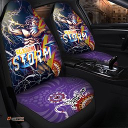 Storm Aboriginal Rugby Car Seat Cover Super Storm Thunder Power 08