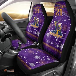 Custom Storm Rugby Car Seat Cover Chirstmas Vibe
