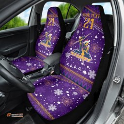 Custom Storm Rugby Car Seat Cover Chirstmas Vibe