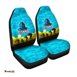 Gold Coast Titans ANZAC Car Seat Cover Simple Style
