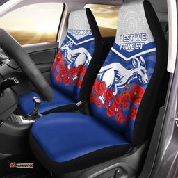 Kangaroos ANZAC Day Indigenous Art Car Seat Covers