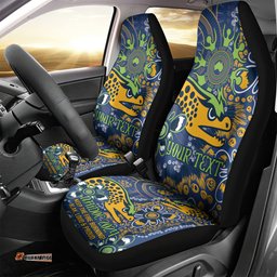 Personalised Eels NAIDOC Week 2024 Car Seat Cover Aboriginal Fire Burning Sparks