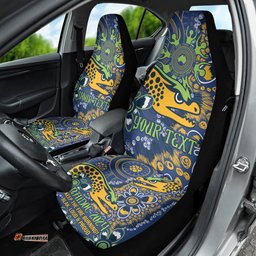 Personalised Eels NAIDOC Week 2024 Car Seat Cover Aboriginal Fire Burning Sparks