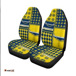 Cowboys Rugby Christmas Style Car Seat Covers
