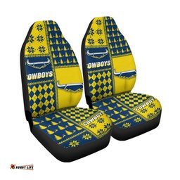 Cowboys Rugby Christmas Style Car Seat Covers