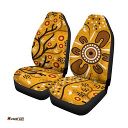 Car Seat Covers Aboriginal Art In Spring Style
