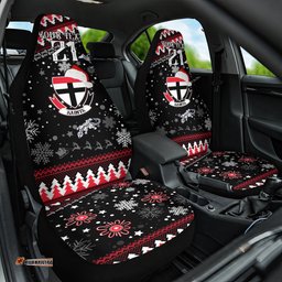 Custom St Kilda Saints Football Car Seat Cover Christmas Vibe