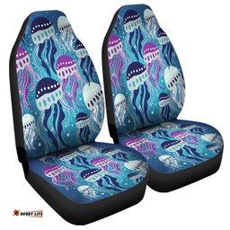 Australia Aboriginal Aboriginal Art Painting With Jellyfish Car Seat Covers