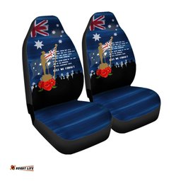 ANZAC Car Seat Covers Always Remember Australian ANZAC Day