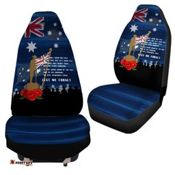 ANZAC Car Seat Covers Always Remember Australian ANZAC Day