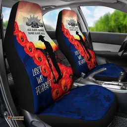 ANZAC Lest We Forget Car Seat Covers All Gave Some, Some Gave All