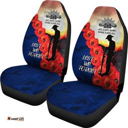 ANZAC Lest We Forget Car Seat Covers All Gave Some, Some Gave All