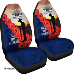 ANZAC Lest We Forget Car Seat Covers All Gave Some, Some Gave All
