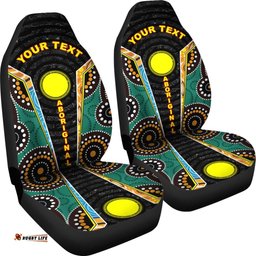 Custom Car Seat Covers Aboriginal Lives Matter Style Tornado